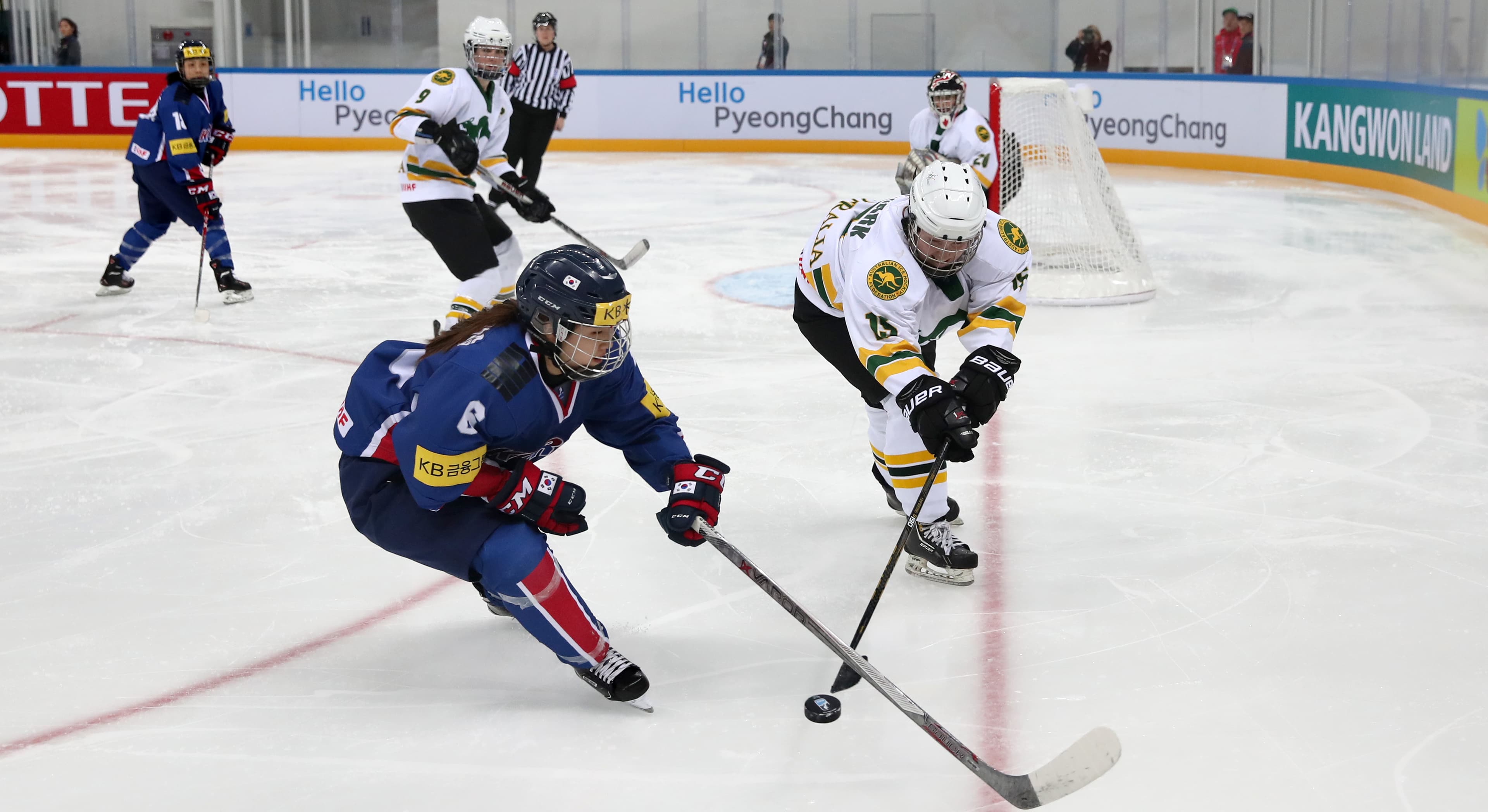 아이스하키 매치 - 아이스하키 전환 훈련전